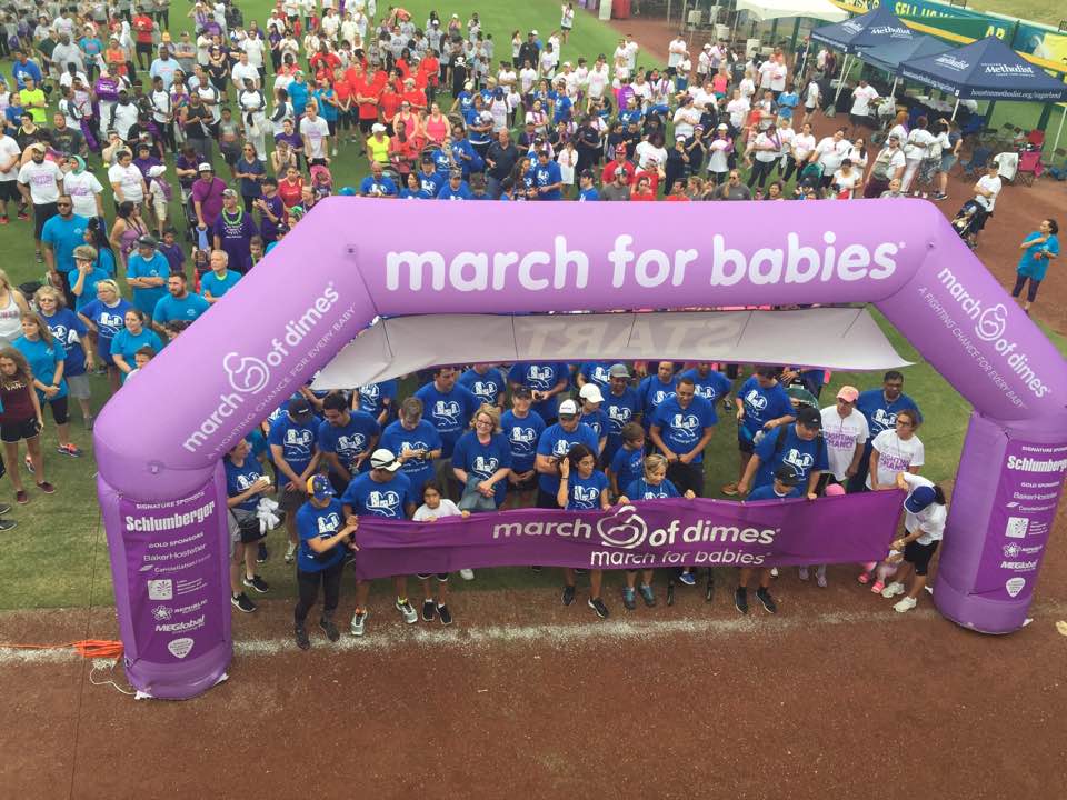 2016 Innagural March for Babies Walk in Ft. Bend County.