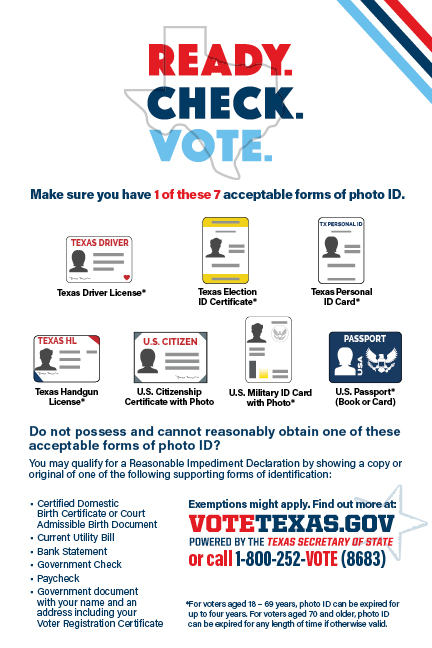What Do I Need to Vote - TX rev1